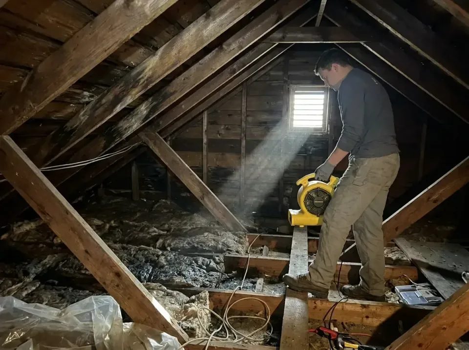attic-water-damage-drying-proc-007 — frequently asked questions, Emergency Water Extraction & 24/7 Flood Response in Coweta,…